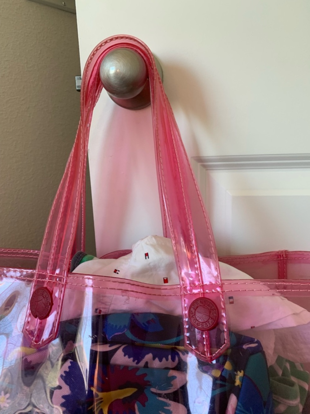 GAP Pink Transparent Tote Bag - Picture 6 of 9